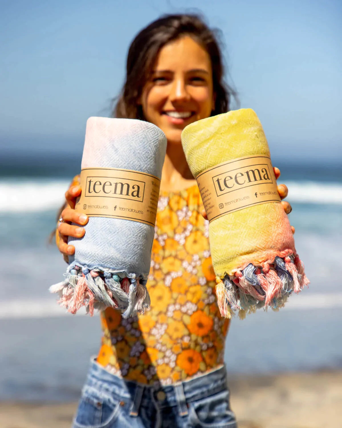 Teema The Pastel Tie Dye Towel