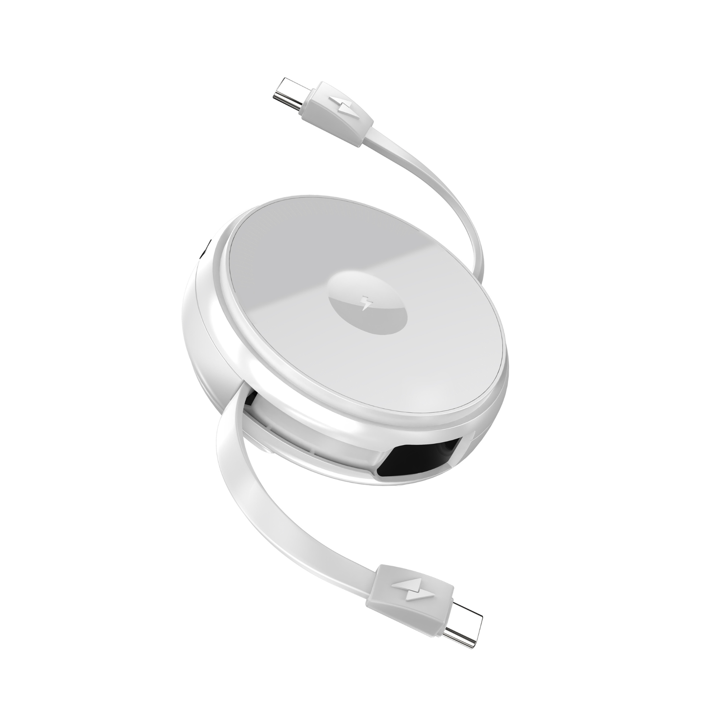 Function101 2-in-1 Retractable Cable with Wireless Charger