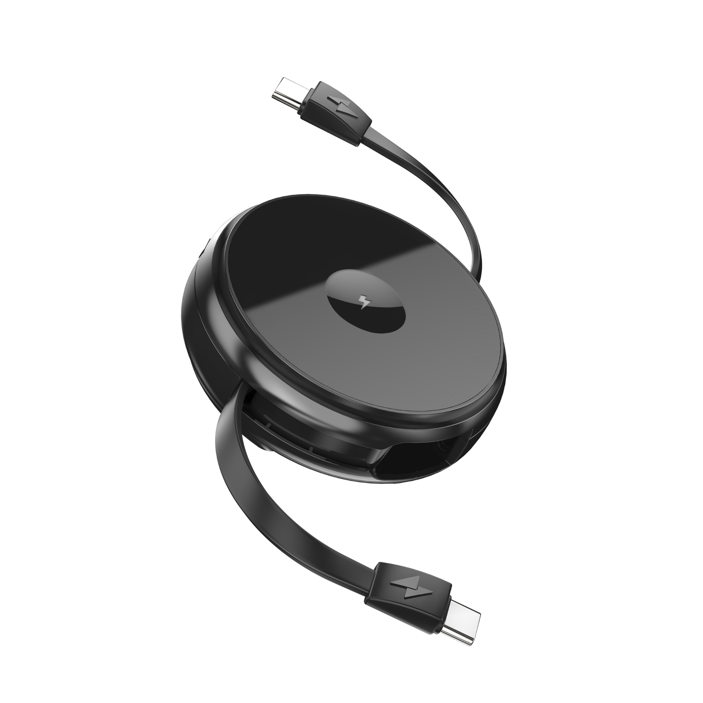 Function101 2-in-1 Retractable Cable with Wireless Charger