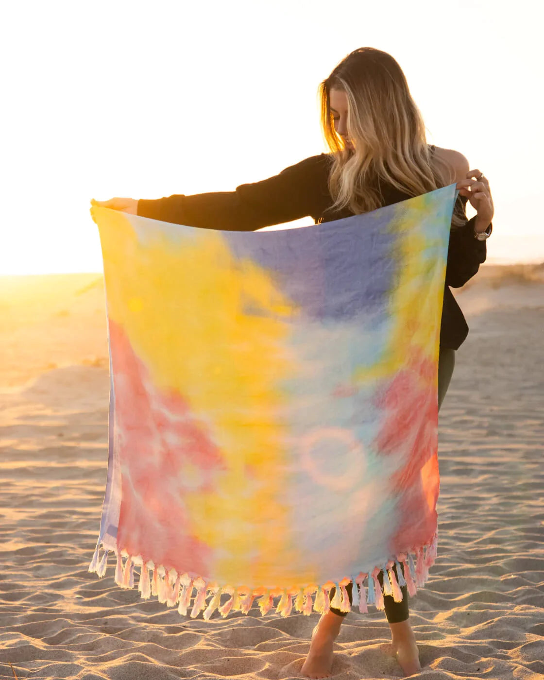 Teema The Pastel Tie Dye Towel