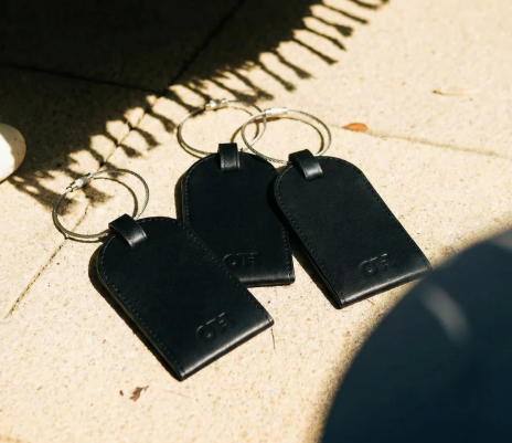 Openhouse  Leather Luggage Tag